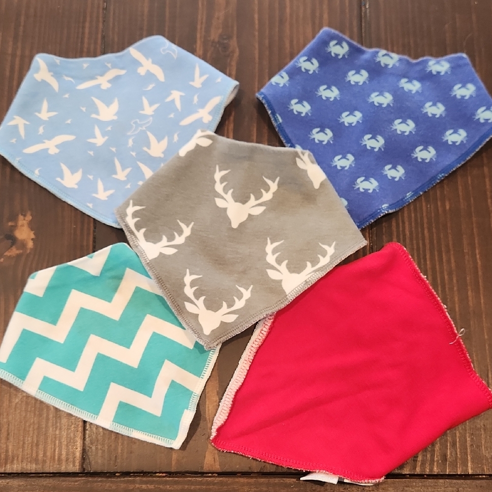 Colorful Baby Bandana Bib Set